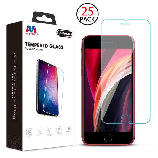 Apple iPhone 8/7 / SE (2020) MyBat Tempered Glass Screen Protector 2.5D (25-PACK) - Clear (1103340)