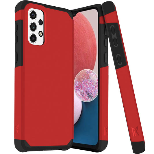 Samsung A13 4G 2022 Tough Strong Slim Dual-Layer ShockProof Hybrid Case Cover - Flame Scarlet (1105865)
