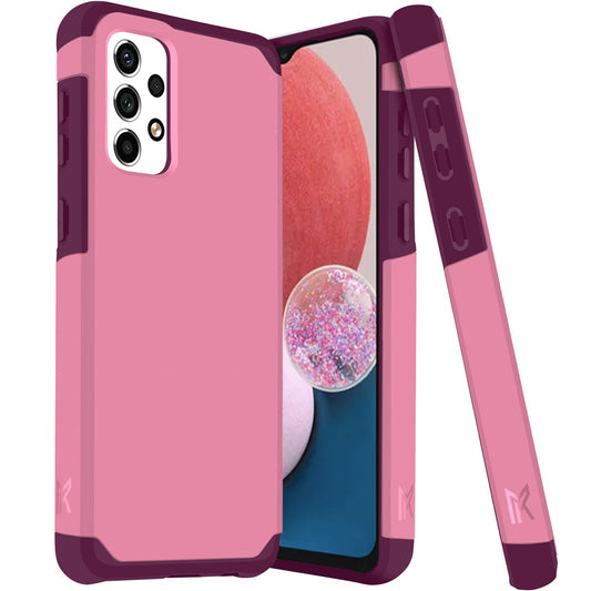 Samsung A13 4G 2022 Tough Strong Slim Dual-Layer ShockProof Hybrid Case Cover - Fruity Wine (1105866)