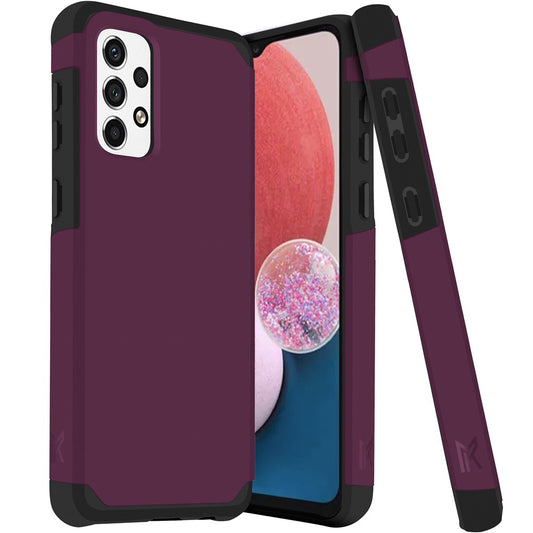 Samsung A13 4G 2022 Tough Strong Slim Dual-Layer ShockProof Hybrid Case Cover - Magenta (1105868)