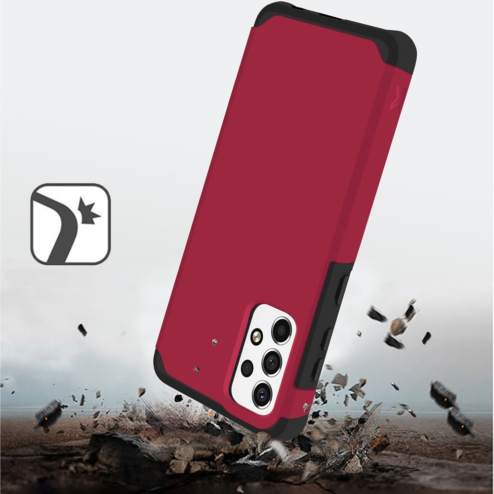 Samsung A13 4G 2022 Tough Strong Slim Dual-Layer ShockProof Hybrid Case Cover - Virtual Pink (1105869)