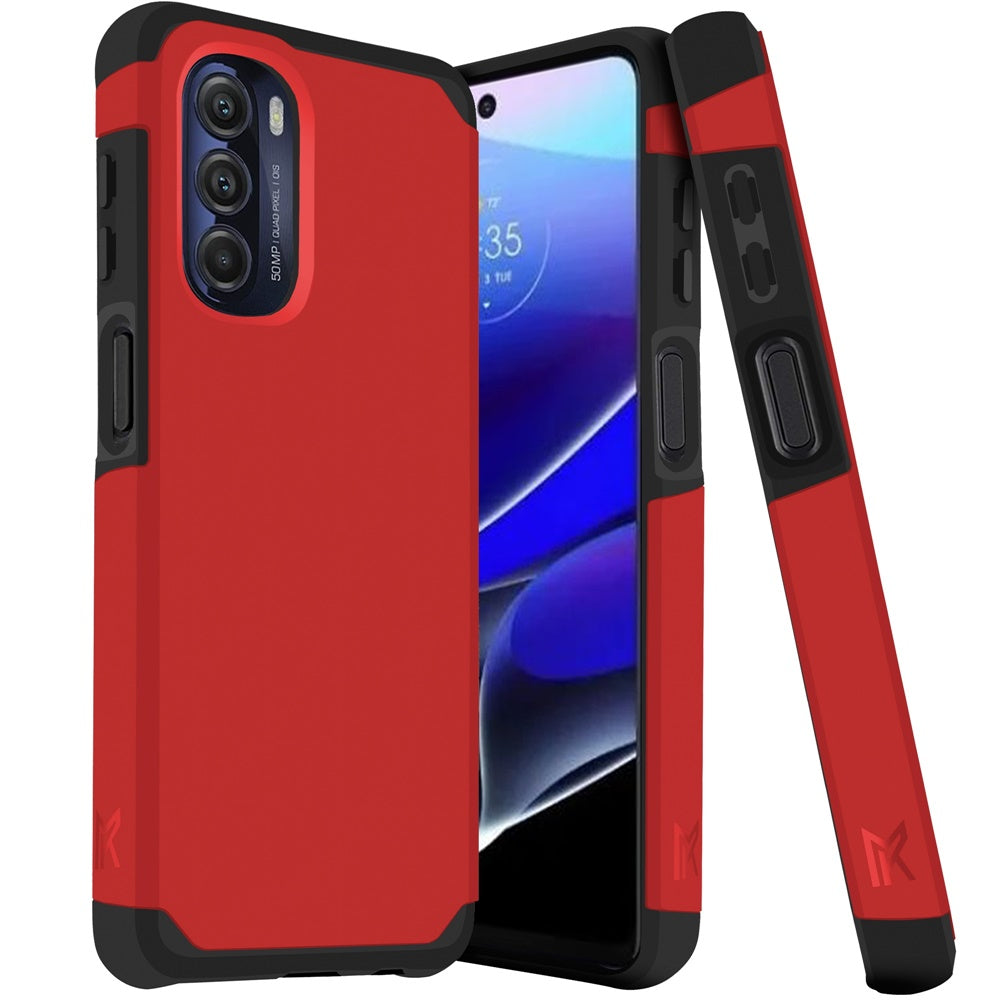 Motorola Moto G Stylus 5G (2022) MetKase Original ShockProof Case Cover - Flame Scarlet  (1103959)