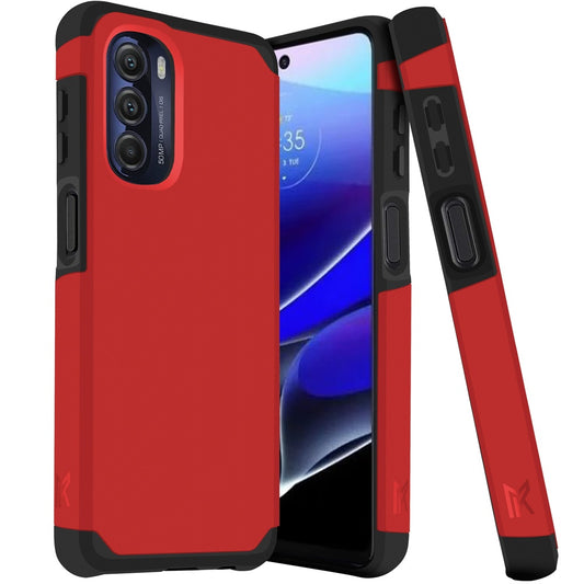 Motorola Moto G Stylus 5G (2022) MetKase Original ShockProof Case Cover - Flame Scarlet  (1103959)