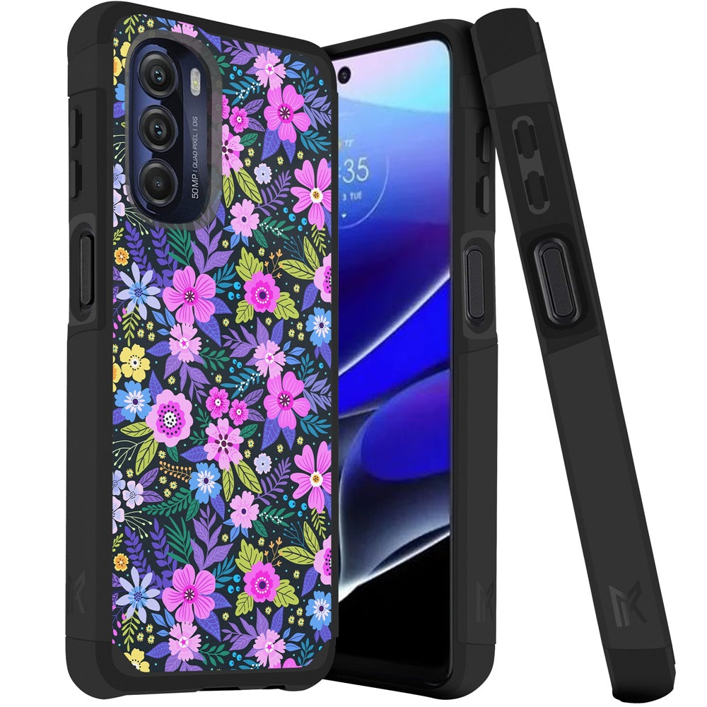 Motorola Moto G Stylus 5G (2022) MetKase Original ShockProof Case Cover - Mystical Floral Boom (1103963)