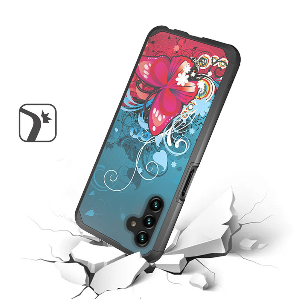 Samsung Galaxy A13 5G MetKase Original ShockProof Case Cover - Butterfly Bliss (1103107)