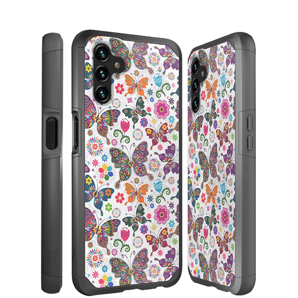 Samsung Galaxy A13 5G MetKase Original ShockProof Case Cover - Harmonious Butterfly Floral (1103109)