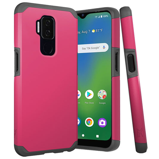 Cricket influence MetKase Original ShockProof Case Cover - Virtual Pink (1101257)