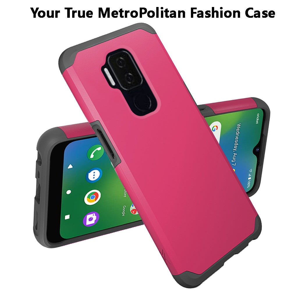 Cricket influence MetKase Original ShockProof Case Cover - Virtual Pink (1101257)