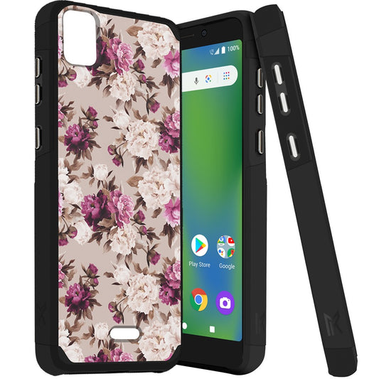 Cricket Vision Plus MetKase Original ShockProof Case Cover - Floral Bouquet  (1103821)