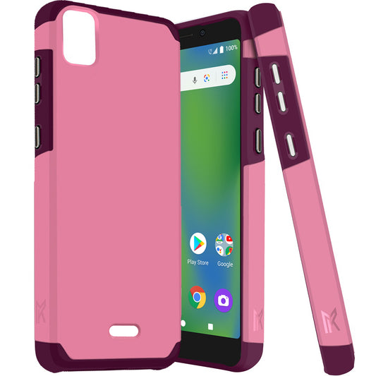 Cricket Vision Plus MetKase Original ShockProof Case Cover - Fruity Wine  (1103823)