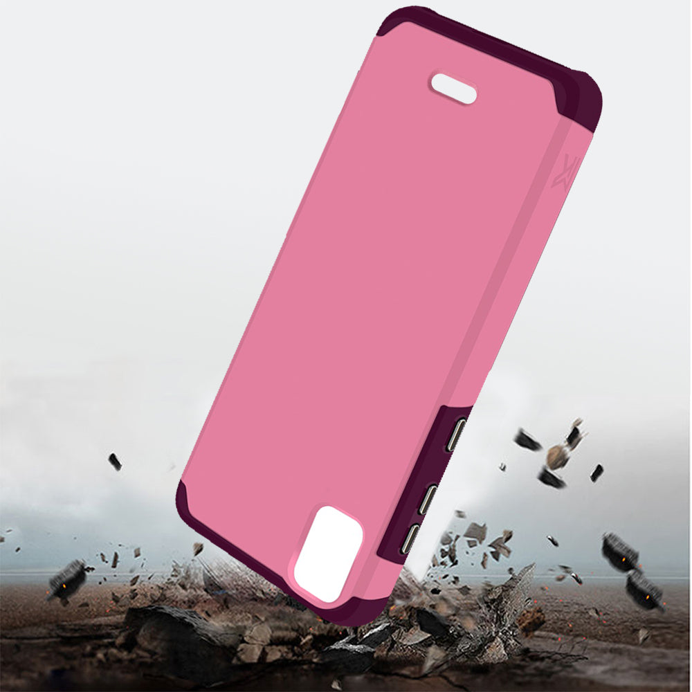 Cricket Vision Plus MetKase Original ShockProof Case Cover - Fruity Wine  (1103823)