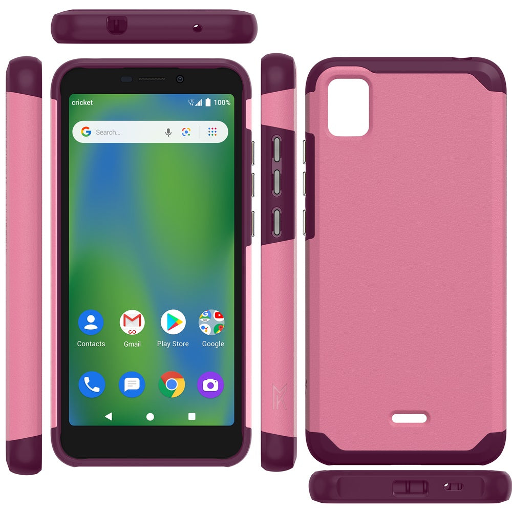 Cricket Vision Plus MetKase Original ShockProof Case Cover - Fruity Wine  (1103823)