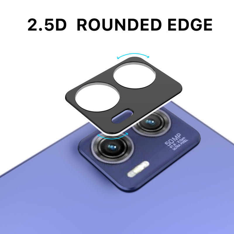 Motorola MOTO G 5G (2023) MyBat Tempered Glass Lens Protector - Black (1105849)