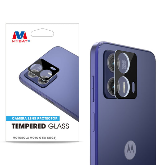 Motorola MOTO G 5G (2023) MyBat Tempered Glass Lens Protector - Black (1105849)
