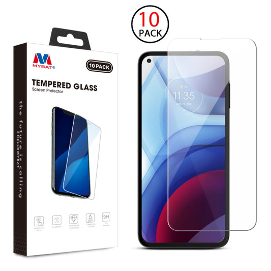 MyBat Tempered Glass Screen Protector 2.5D (10-PACK) for Motorola Moto G Play (2021) - Clear (1101824)
