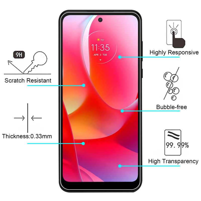 MyBat Tempered Glass Screen Protector (2.5D) for Motorola Moto G Power (2022) - Clear (1103603)