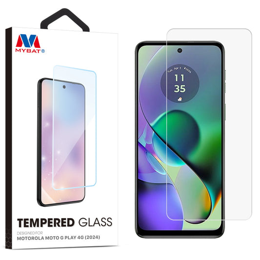 MyBat Tempered Glass Screen Protector (2.5D) for Motorola Moto G Play 4G (2024) - Clear (1102887)