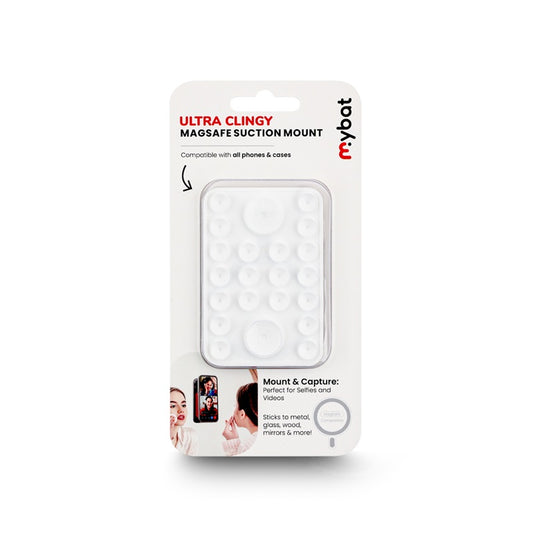 MyBat Ultra Clingy MagSafe Suction Phone Mount – White ( 1107726) (MSRP $39.99)