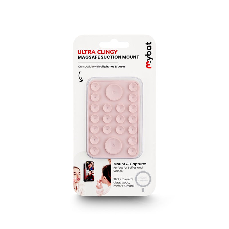 MyBat Ultra Clingy MagSafe Suction Phone Mount – Pink ( 1107727) (MSRP $39.99)