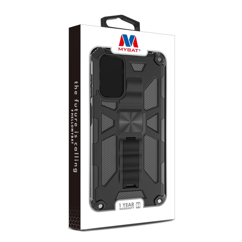 Samsung Galaxy A13 5G / (4G) MyBat Sturdy Hybrid Protector Cover (with Stand) - Black (1105873)