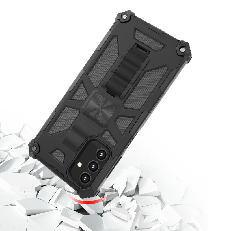 Samsung Galaxy A13 5G / (4G) MyBat Sturdy Hybrid Protector Cover (with Stand) - Black (1105873)