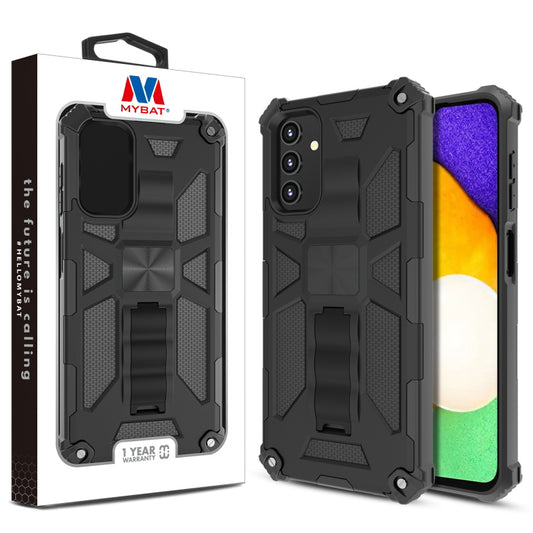 Samsung Galaxy A13 5G / (4G) MyBat Sturdy Hybrid Protector Cover (with Stand) - Black (1105873)