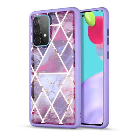 Samsung Galaxy A52 5G MyBat Hybrid Case - Purple Marble (1101198)