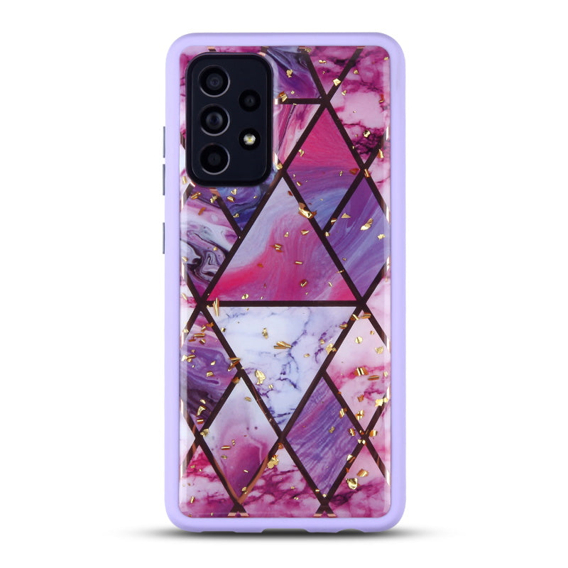 Samsung Galaxy A52 5G MyBat Hybrid Case - Purple Marble (1101198)