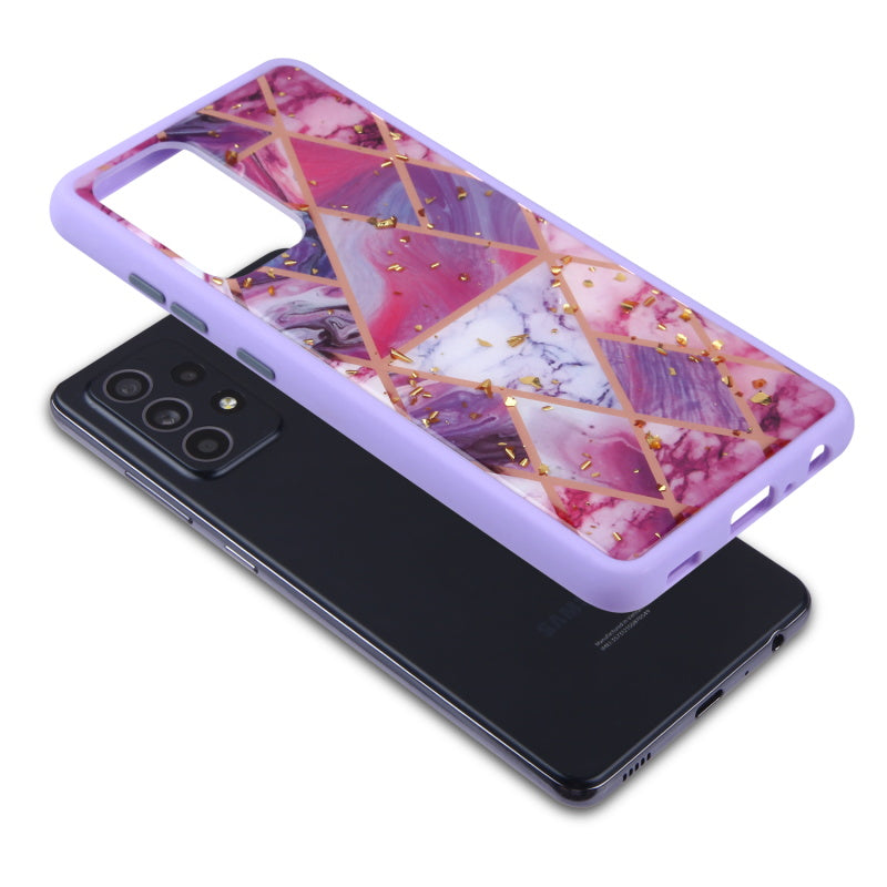 Samsung Galaxy A52 5G MyBat Hybrid Case - Purple Marble (1101198)