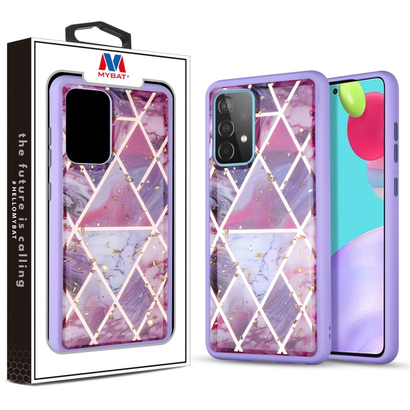 Samsung Galaxy A52 5G MyBat Hybrid Case - Purple Marble (1101198)
