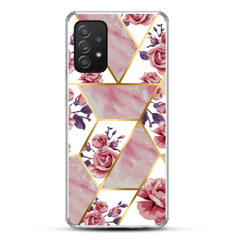 Samsung Galaxy A52 5G MyBat Fusion Protector Cover - Electroplated Roses Marbling (1101194)