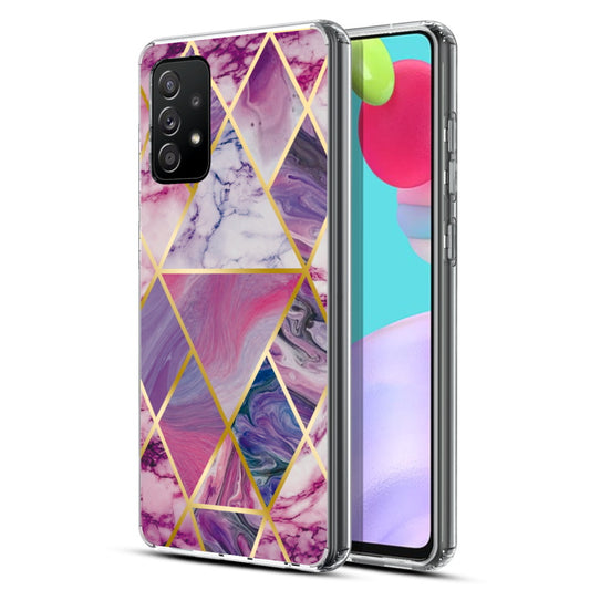 Samsung Galaxy A52 5G MyBat Fusion Protector Cover - Electroplated Purple Marbling (1101195)