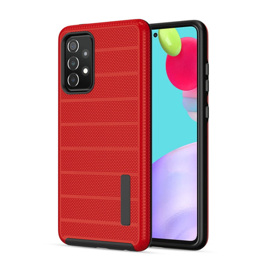 Samsung Galaxy A52 5G MyBat Fusion Protector Case - Red Dots Textured / Black (1103366)