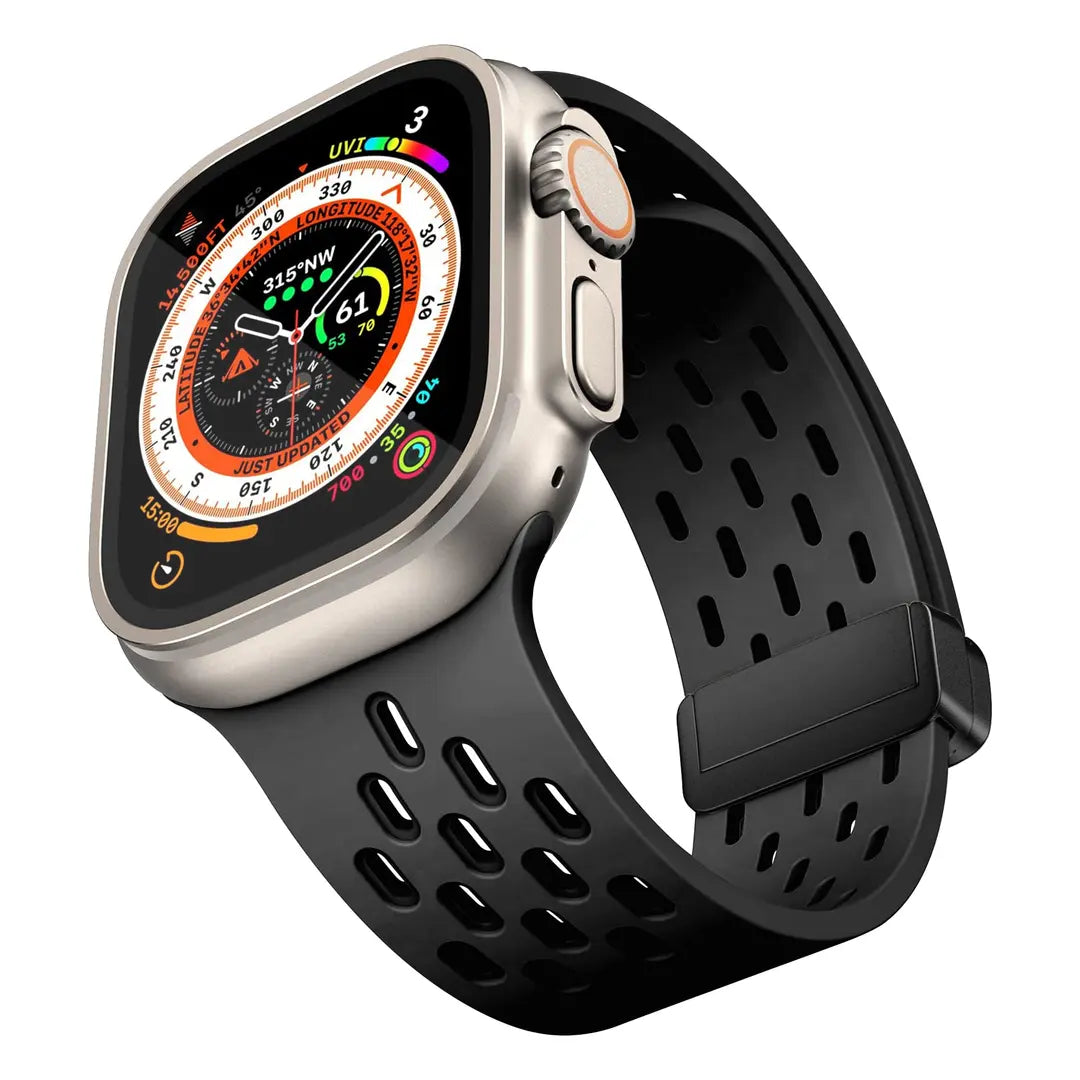 Nimbus9 FlexFit Sport Band for Apple Watch 38/40/41/42mm- Black ( 1108011) (MSRP $49.99)