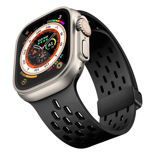 Nimbus9 FlexFit Sport Band for Apple Watch 38/40/41/42mm- Black ( 1108011) (MSRP $49.99)