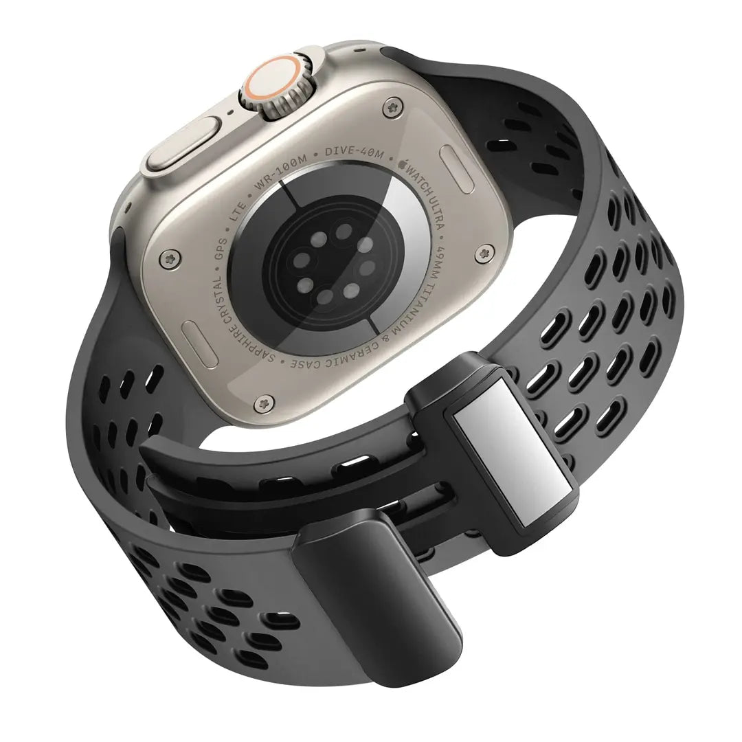 Nimbus9 FlexFit Sport Band for Apple Watch 38/40/41/42mm- Black ( 1108011) (MSRP $49.99)