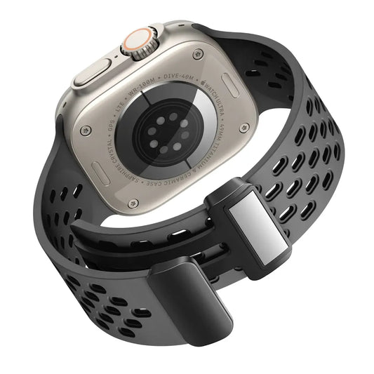 Nimbus9 FlexFit Sport Band for Apple Watch 38/40/41/42mm- Black ( 1108011) (MSRP $49.99)