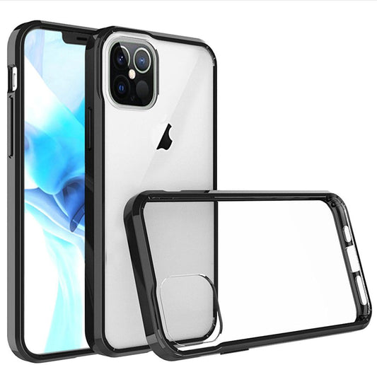 Apple iPhone 13 Mini 5.4 Clear Transparent Hybrid Case Cover - Clear PC + Black (1101982)
