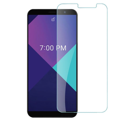 Cricket Debut 4G LTE 5.5inch, Cricket Vision 3 Bulk White Paper Card Package Tempered Glass - Clear (1101770)