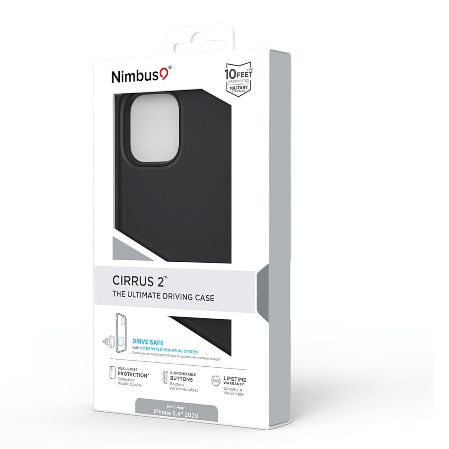 APPLE IPHONE 12 5.4' (2020) NIMBUS9 CIRRUS 2- BLACK (10328)