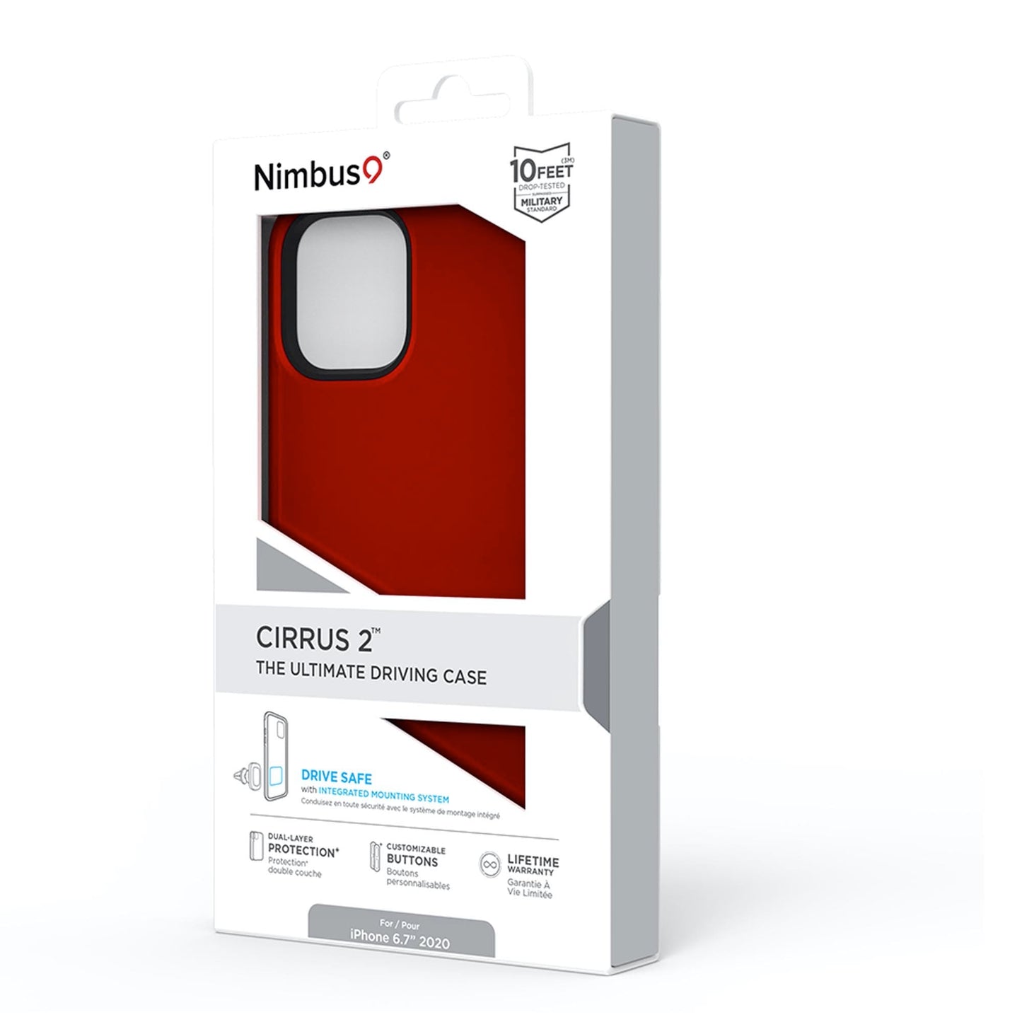 APPLE IPHONE 12 PRO MAX 6.7' (2020) NIMBUS9 CIRRUS 2 - CRIMSON (10333)