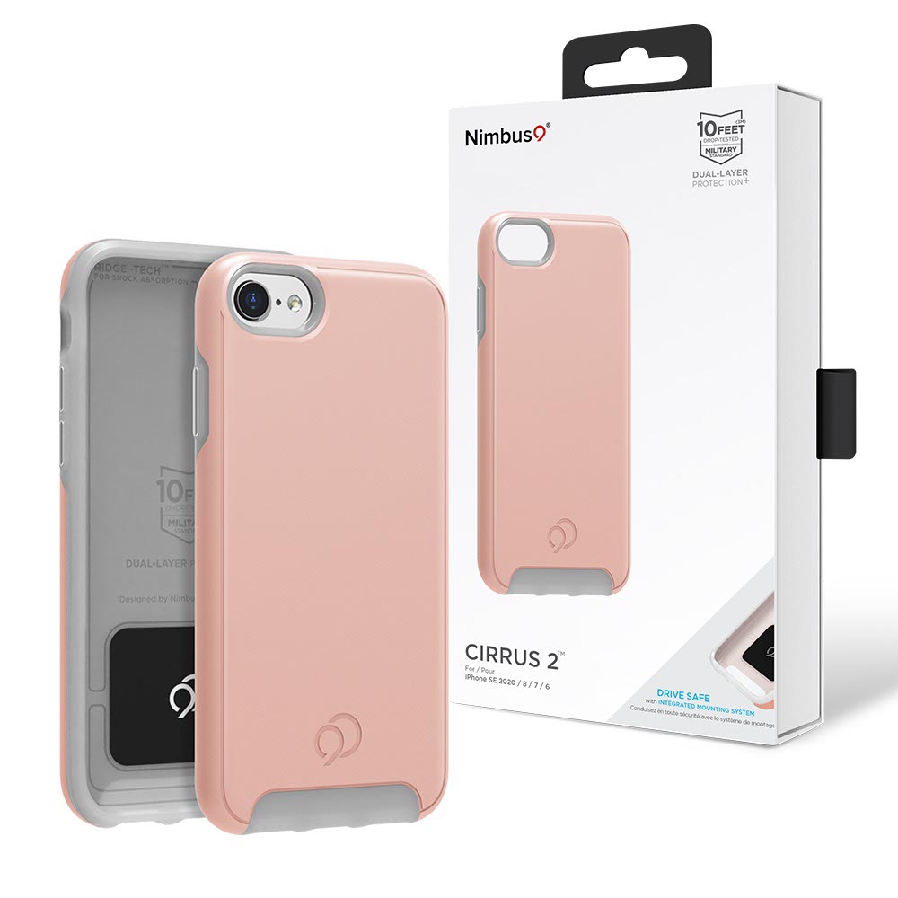 Apple iPhone SE (3rd and 2nd gen)/8/7 NIMBUS9 CIRRUS 2 Case - Rose Clear (1105228)