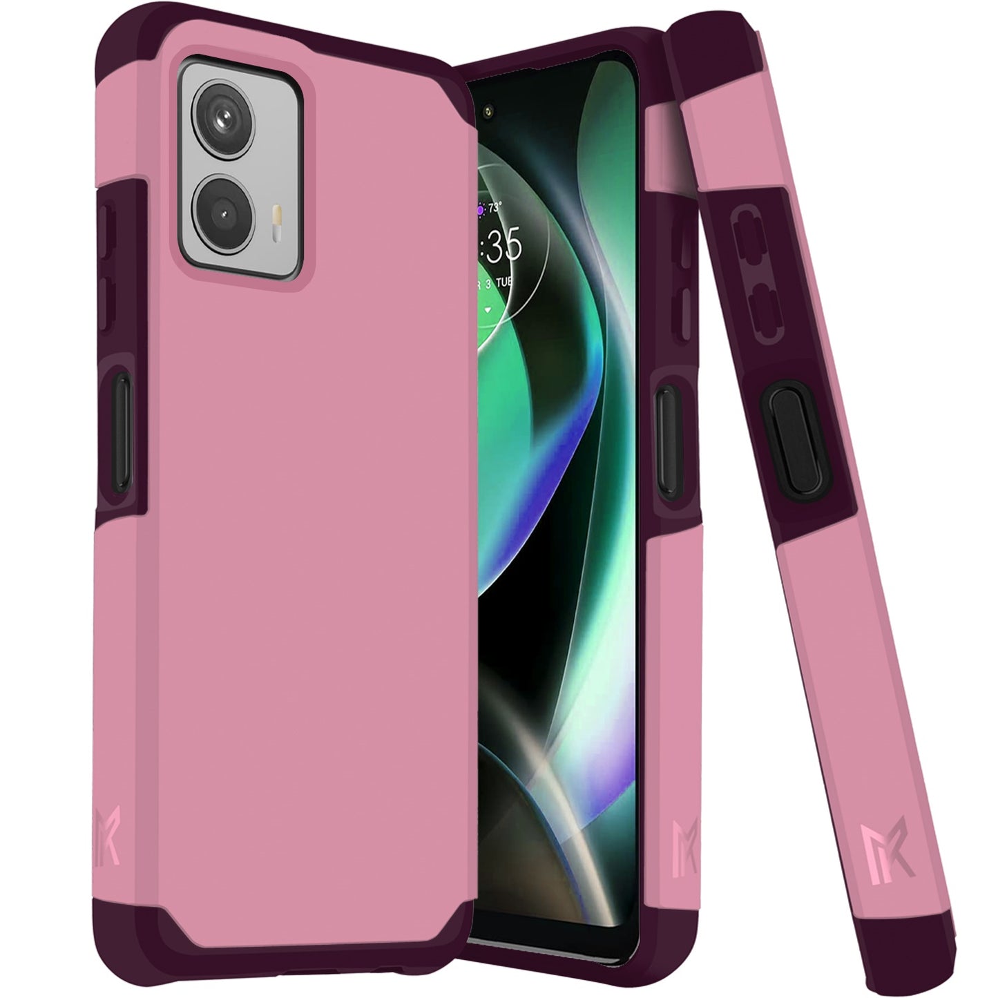 Motorola MOTO G 5G 2023 Tough Strong Hybrid (Magnet Mount Friendly) Case Cover - Fruity Wine (1105832)