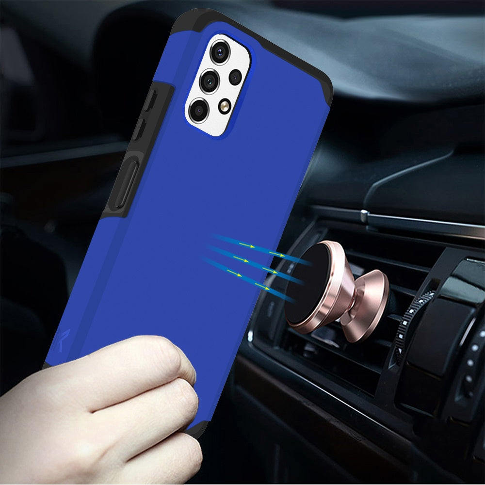 Samsung A23 5G Tough Strong MetKase Hybrid (Magnet Mount Friendly) Case Cover - Blue (1104805)