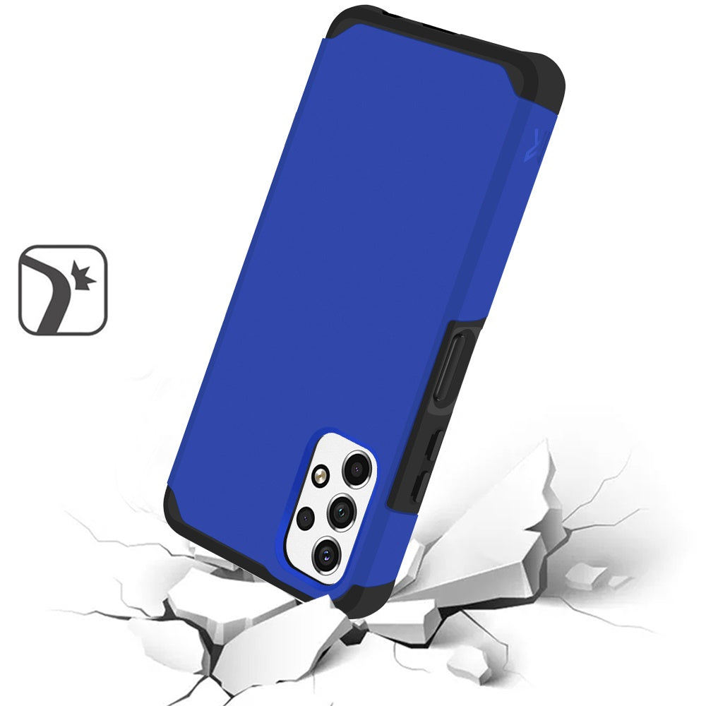 Samsung A23 5G Tough Strong MetKase Hybrid (Magnet Mount Friendly) Case Cover - Blue (1104805)