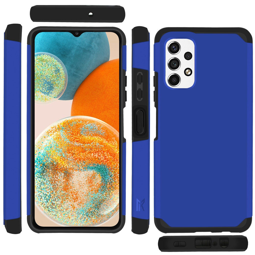 Samsung A23 5G Tough Strong MetKase Hybrid (Magnet Mount Friendly) Case Cover - Blue (1104805)
