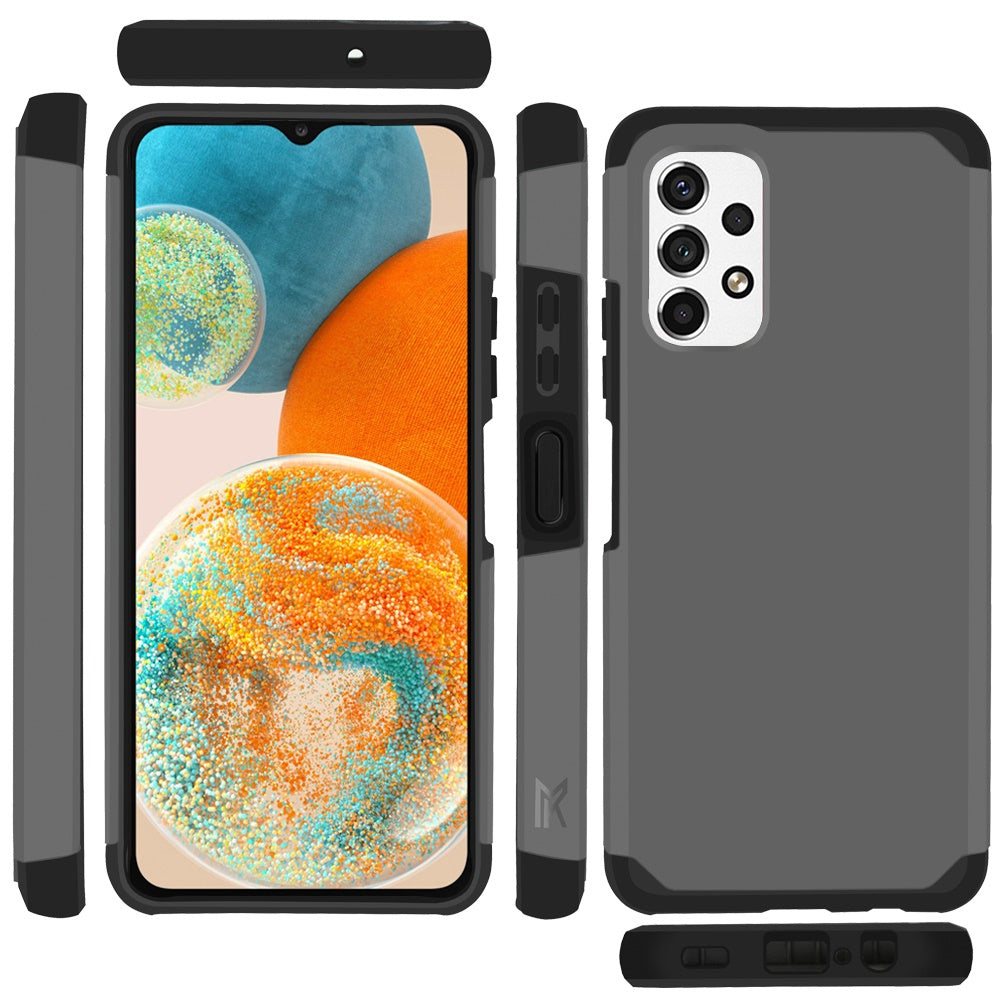 Samsung A23 5G Tough Strong MetKase Hybrid (Magnet Mount Friendly) Case Cover - Charcoal Grey (1104807)