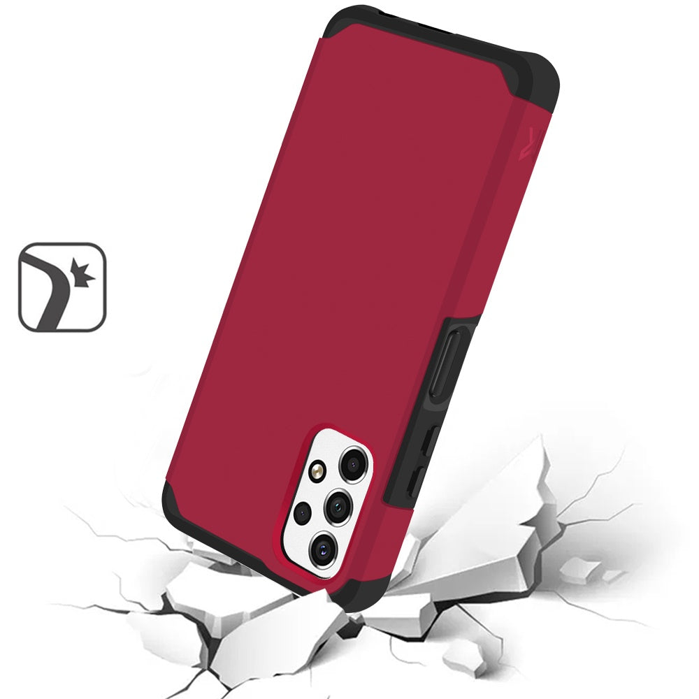 Samsung A23 5G Tough Strong MetKase Hybrid (Magnet Mount Friendly) Case Cover - Virtual Pink (1104808)