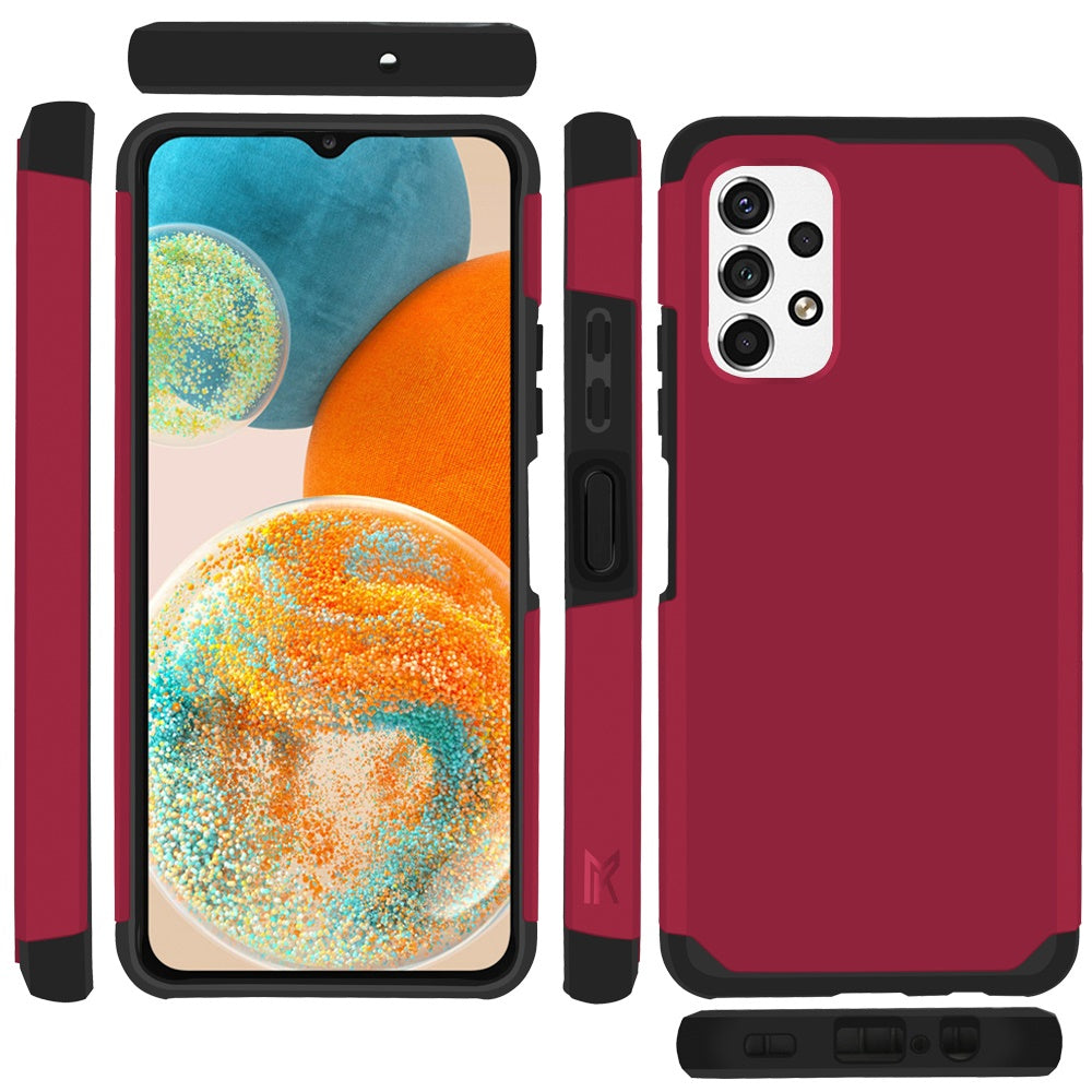 Samsung A23 5G Tough Strong MetKase Hybrid (Magnet Mount Friendly) Case Cover - Virtual Pink (1104808)