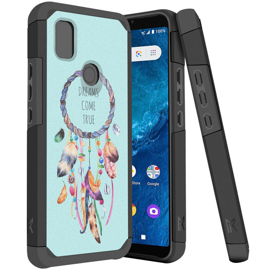 Cricket Icon 4 Tough Strong MetKase Hybrid (Magnet Mount Friendly) Case Cover - Dreams Come True (1105075)